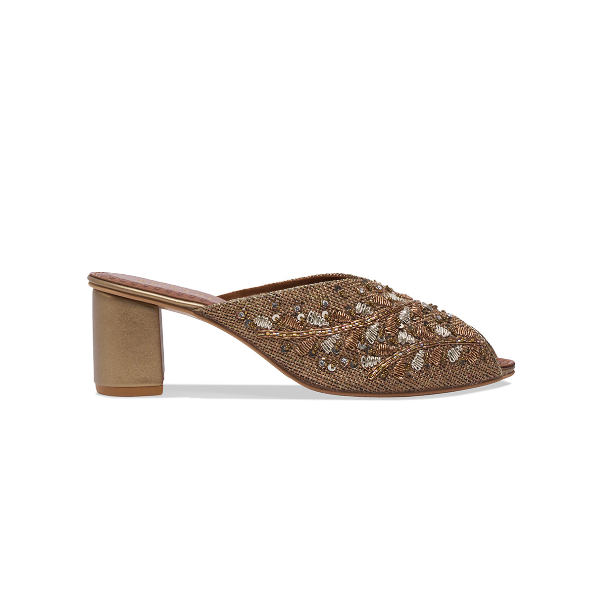 Nur Embroidered Heels