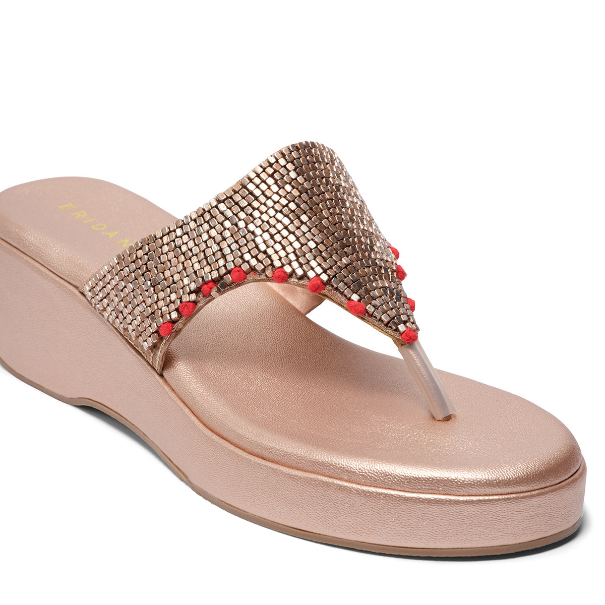 Nuri Embroidered Wedges Regina Footwear Eridani