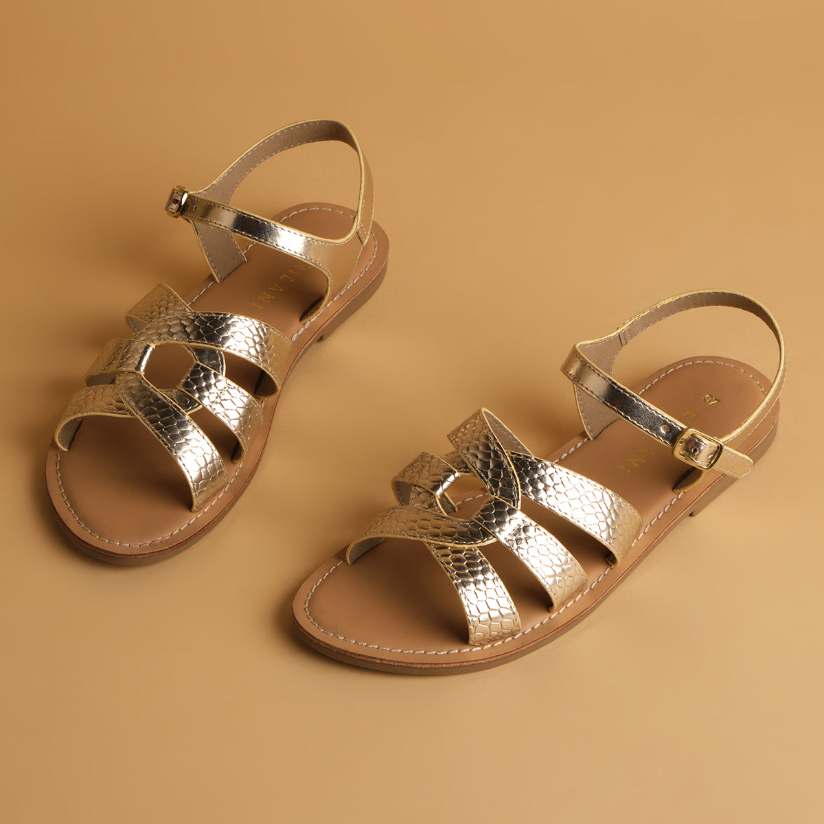 Nysaa Metallic Sandals