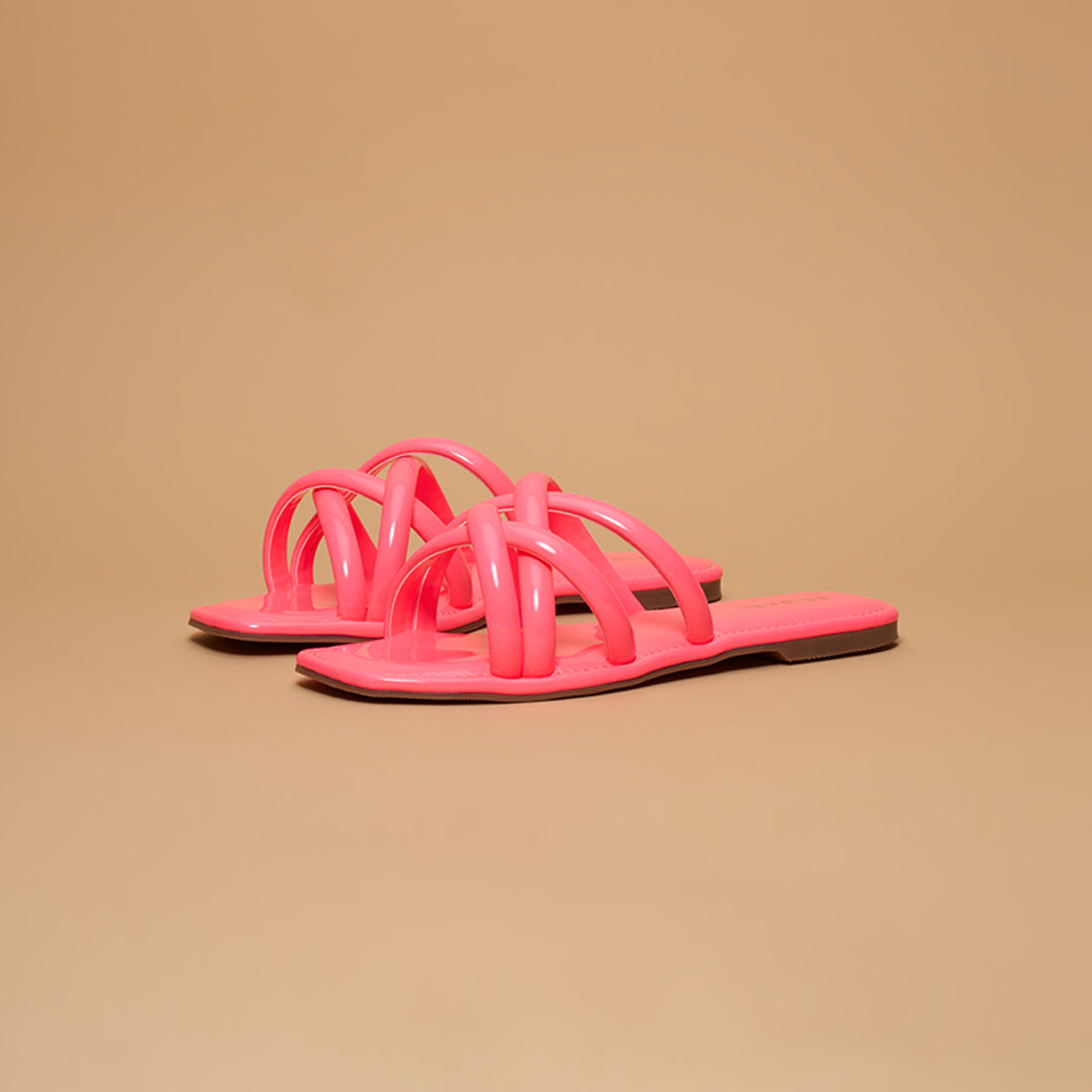 Pink Lady Patent Slip-On Flats