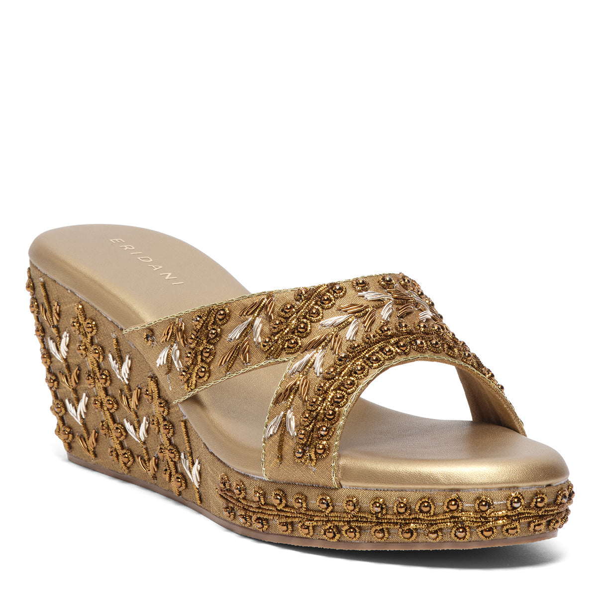 Reya Embroidered Wedges Mahek Footwear Eridani