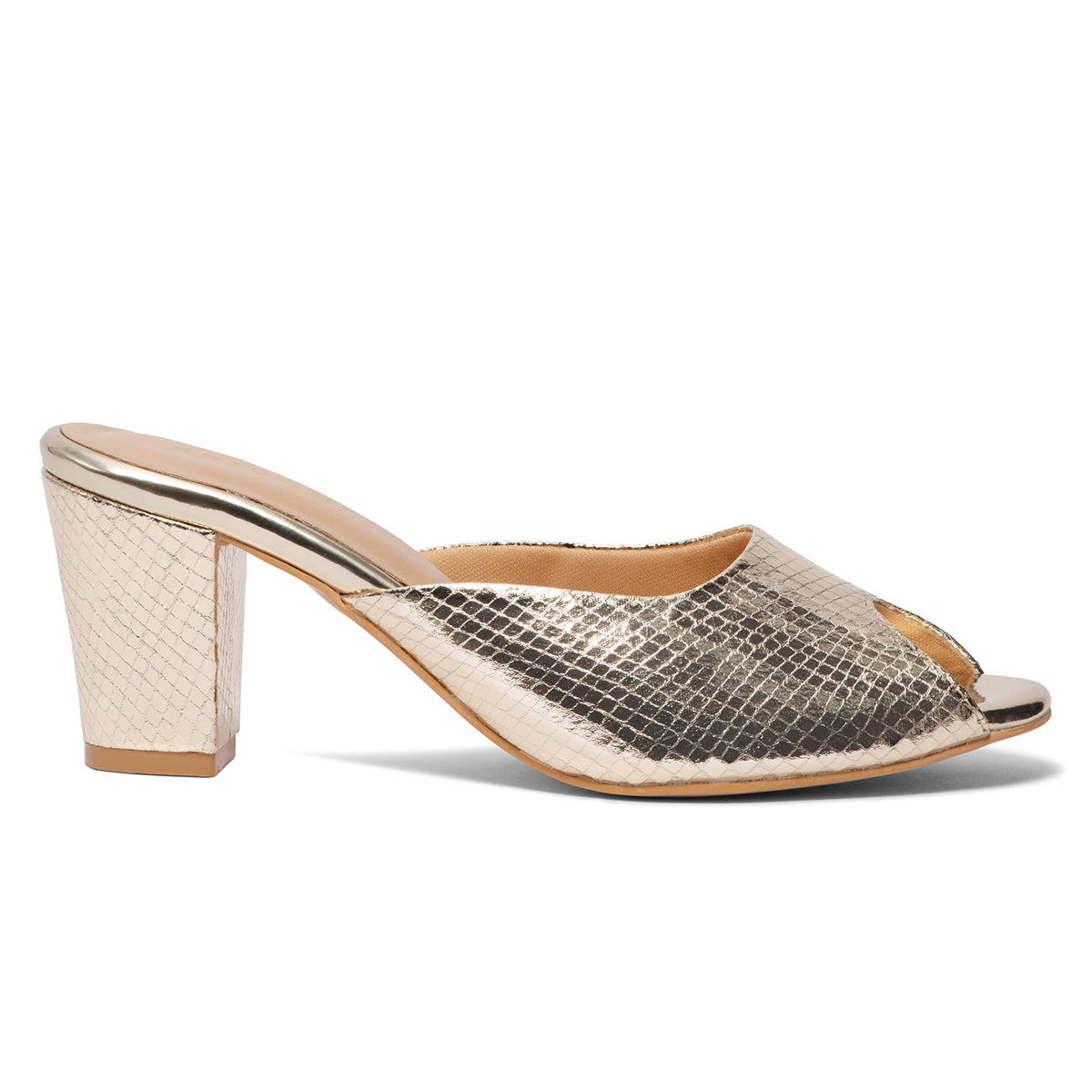 Rheia Metallic Heels