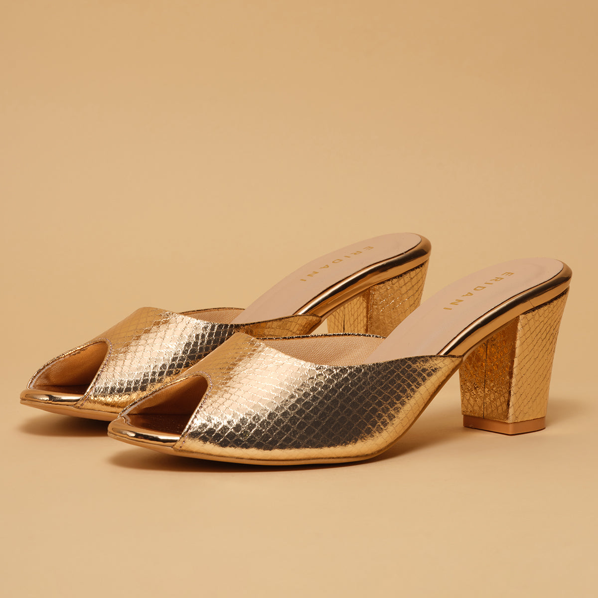 Rheia Metallic Heels