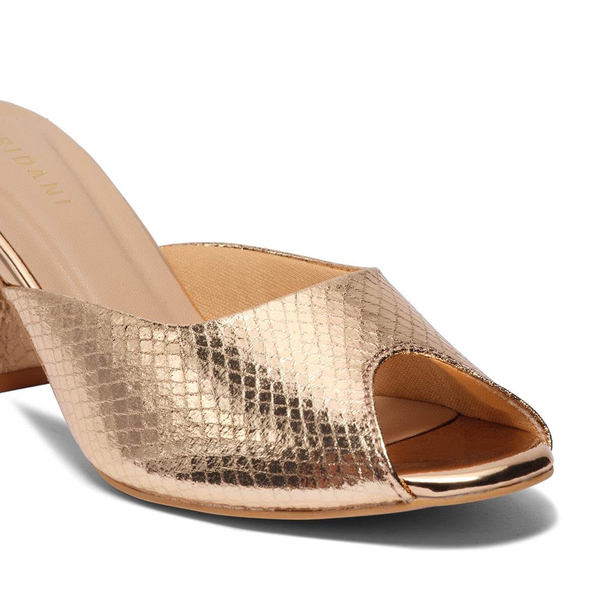 Rheia Metallic Heels