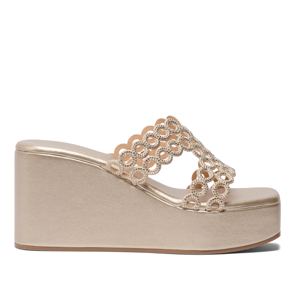 Roohani Rhinestone Wedges