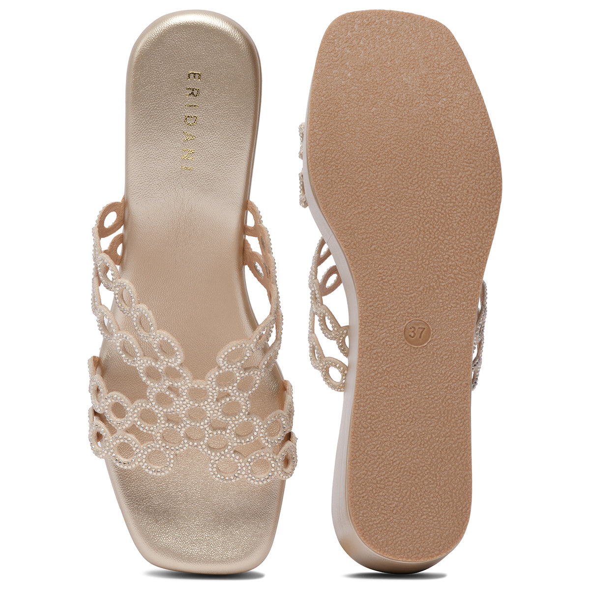 Roohani Rhinestone Wedges
