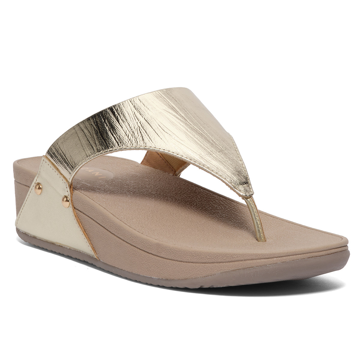 Sana Metallic Flatforms
