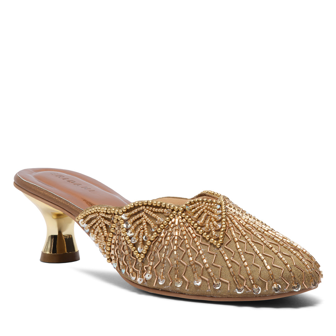 Sarini Embroidered Mules