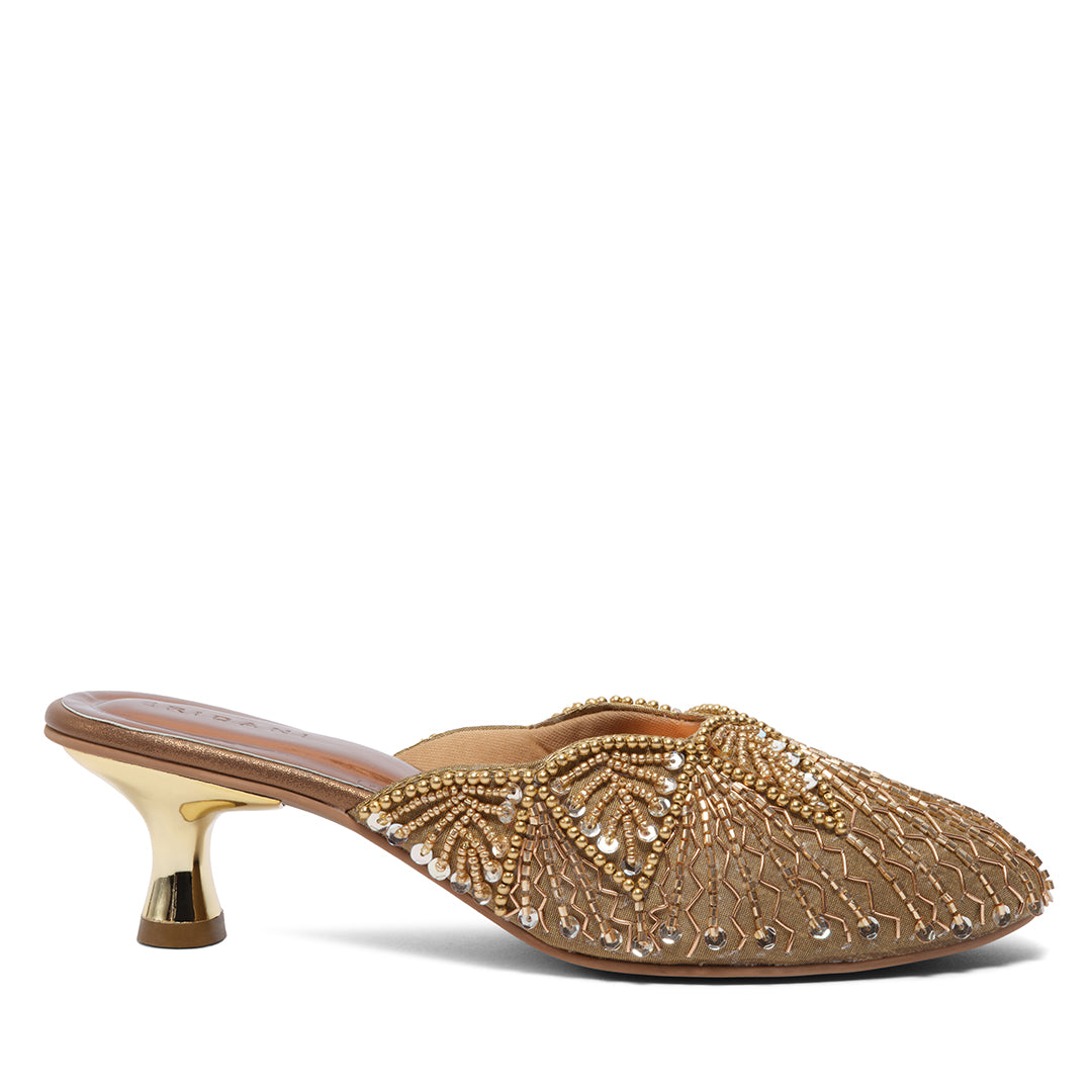 Sarini Embroidered Mules