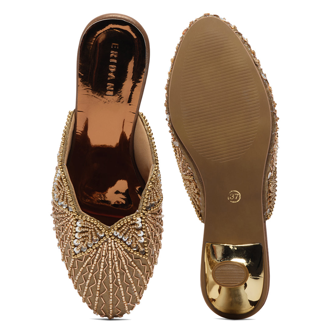 Sarini Embroidered Mules