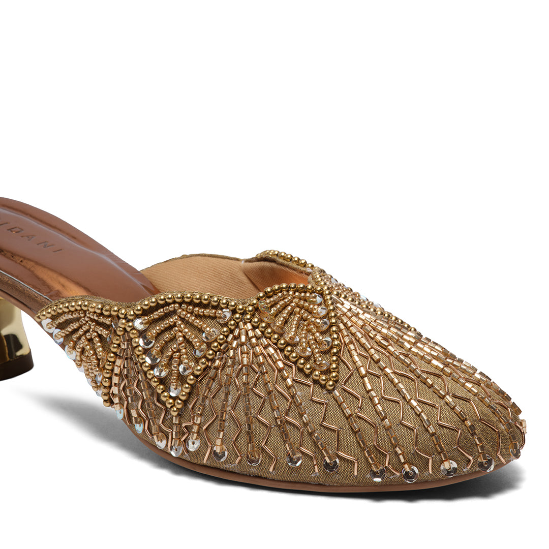 Sarini Embroidered Mules