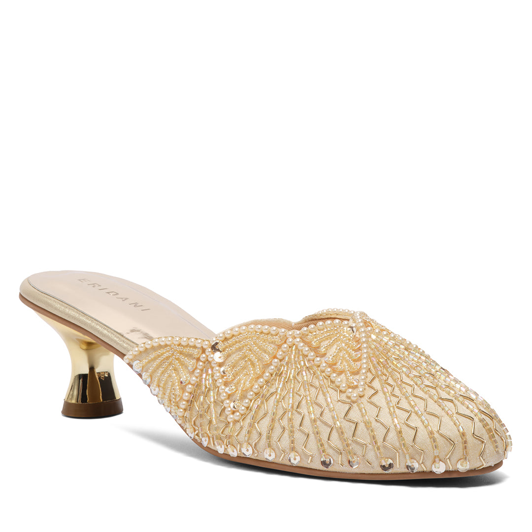 Sarini Embroidered Mules