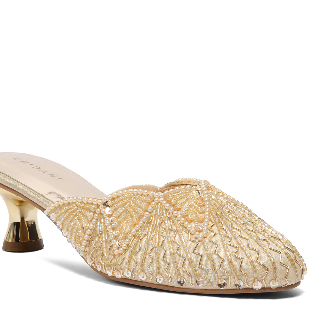 Sarini Embroidered Mules