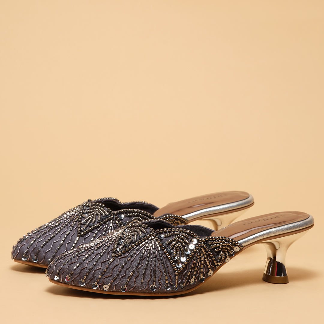 Sarini Embroidered Mules
