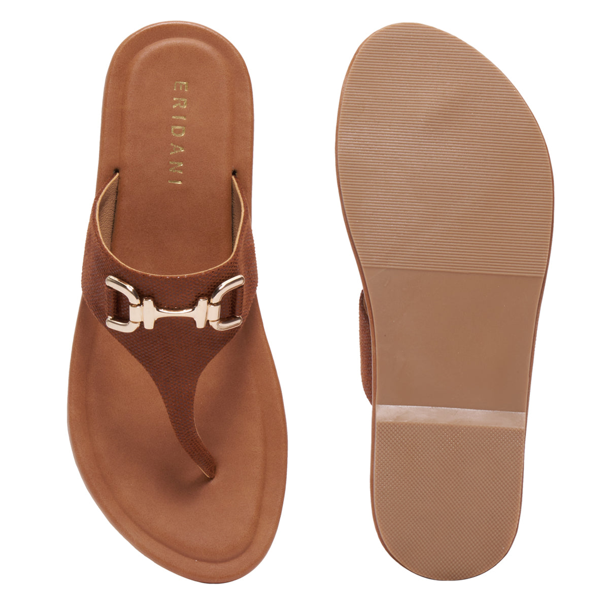 Sepia T-Strap Flats