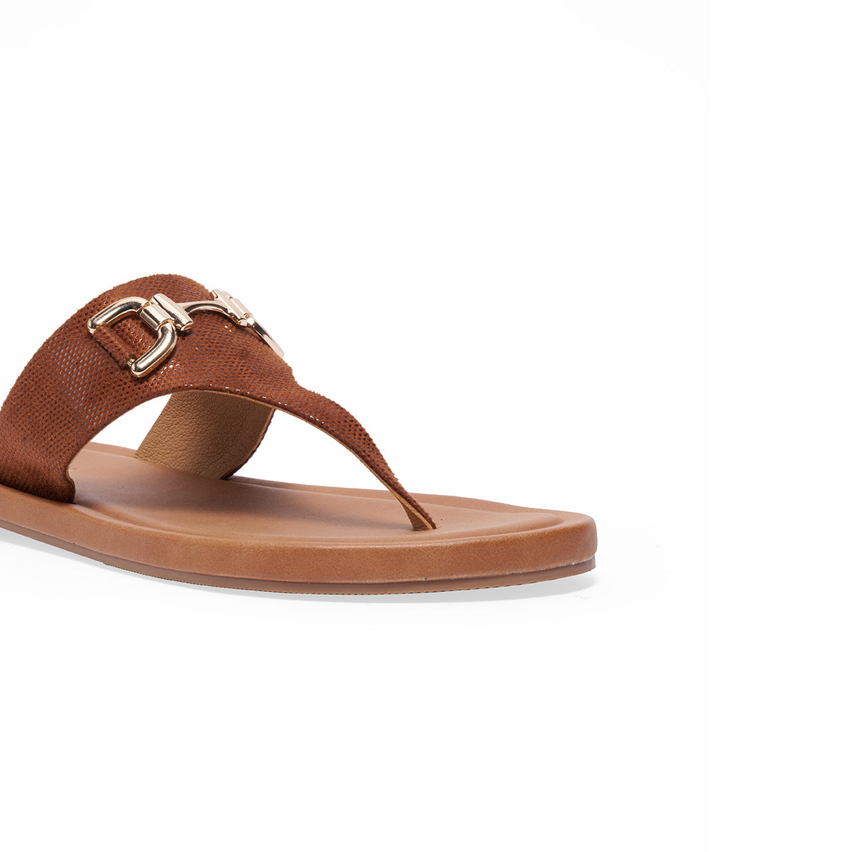 Sepia T-Strap Flats