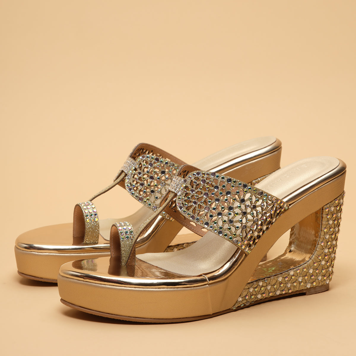 Sheiza Embellished Wedges