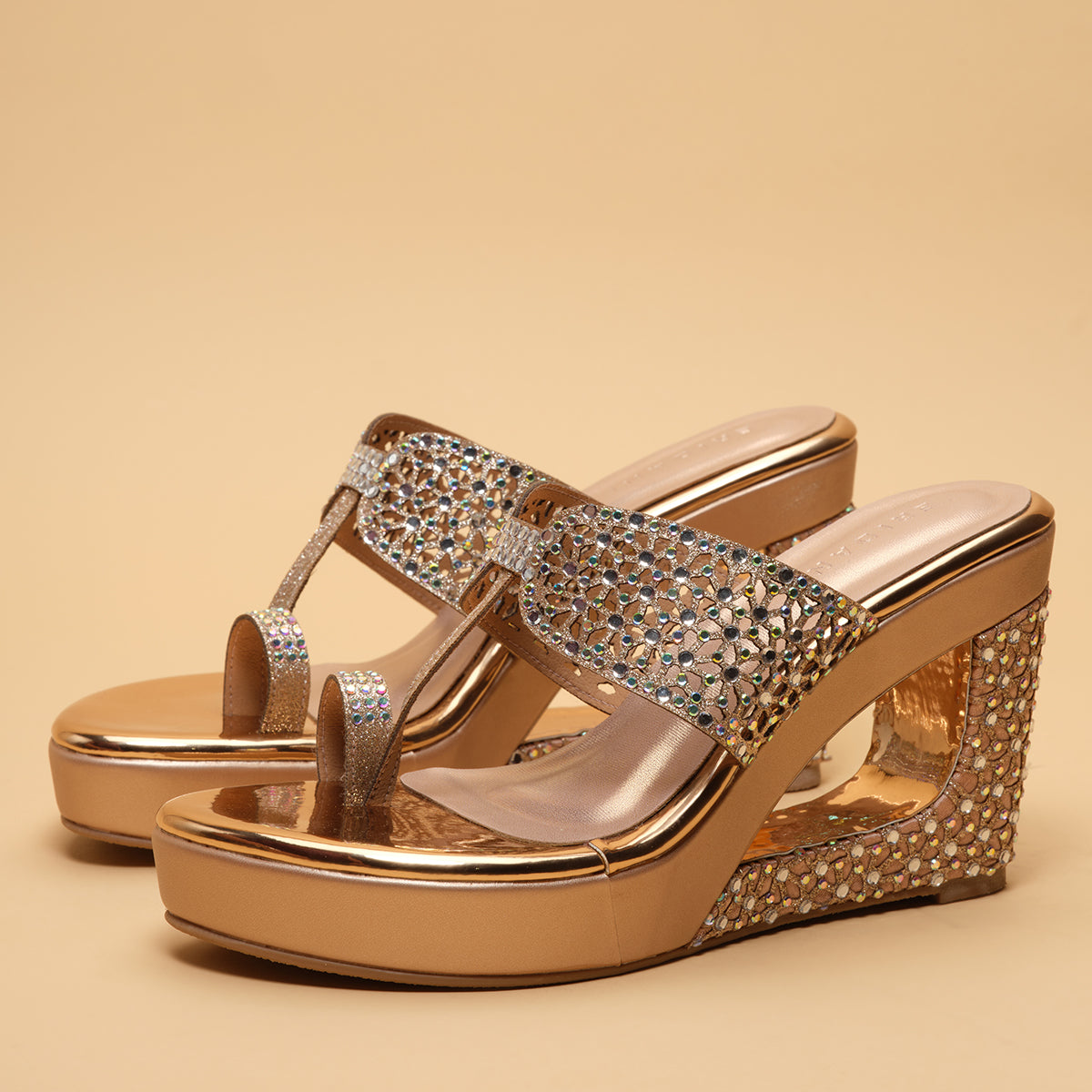 Sheiza Embellished Wedges