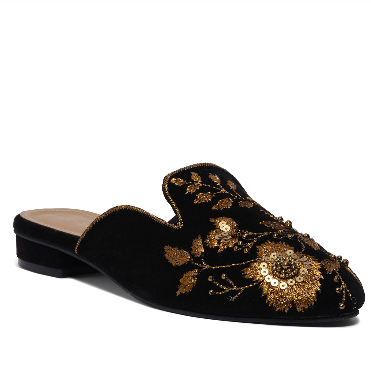 Sidra Embroidered Mules