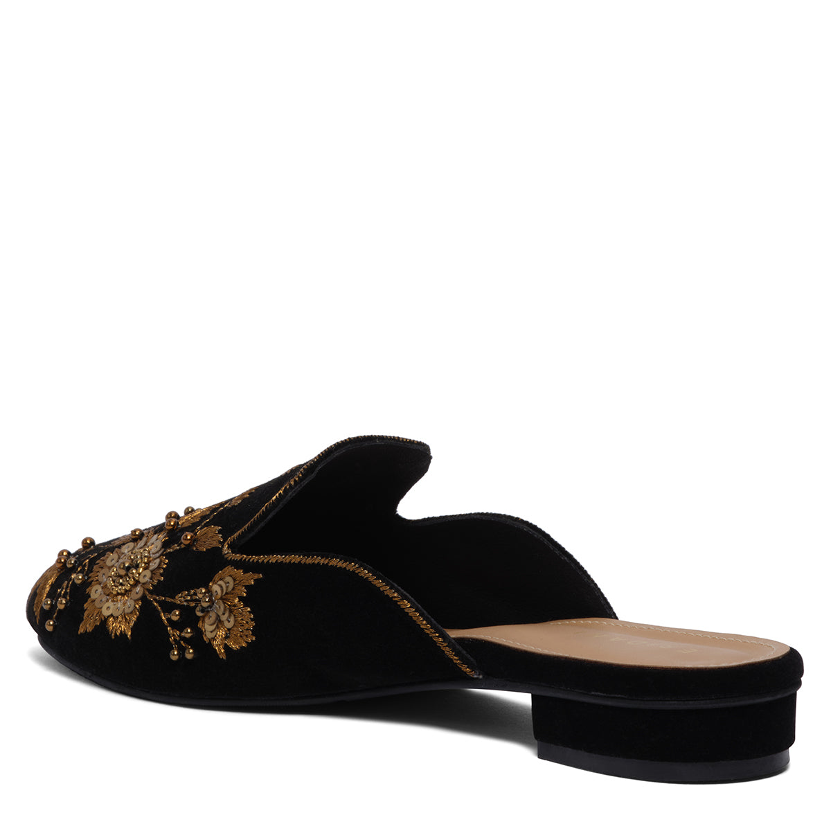 Sidra Embroidered Mules