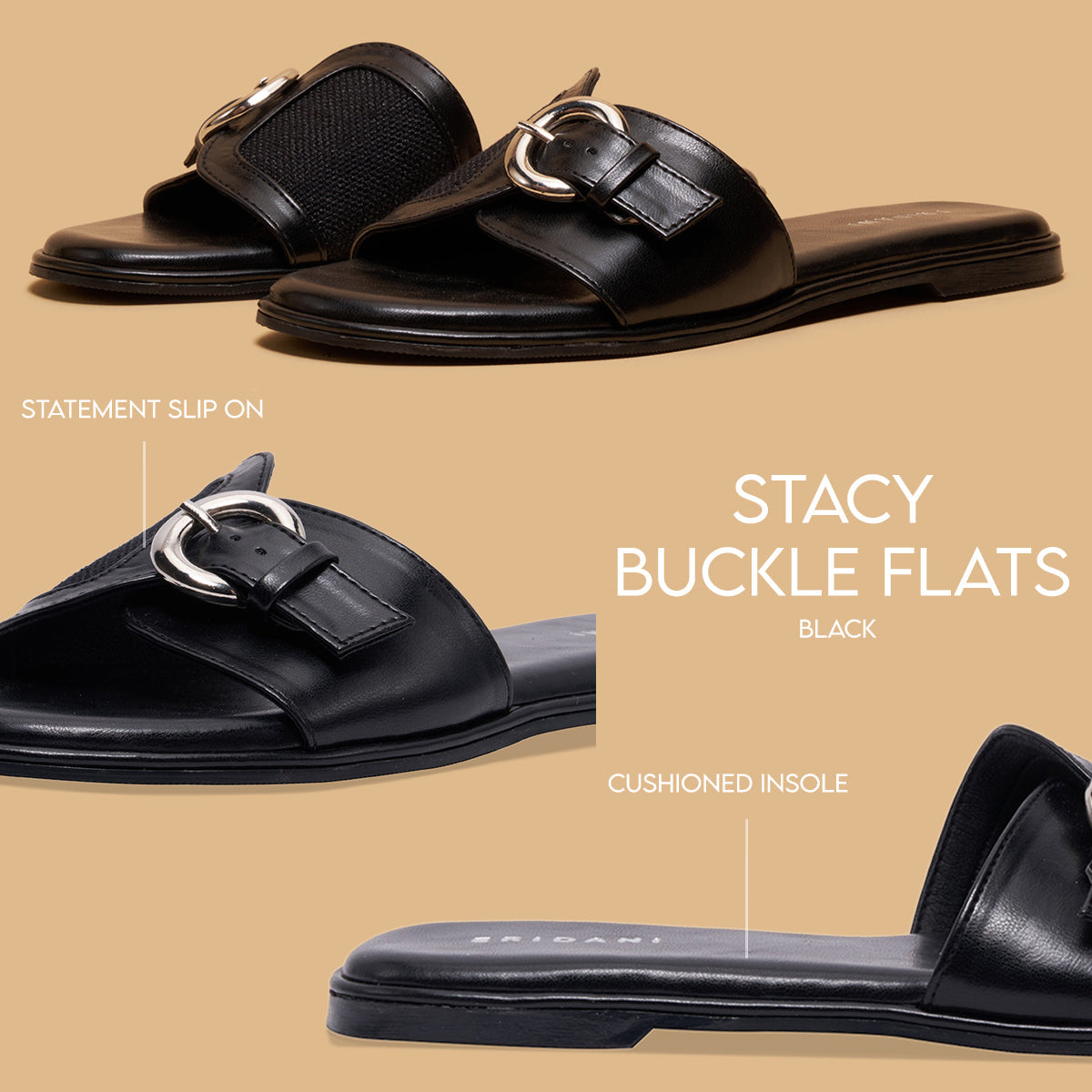 Stacy Buckle Flats Ahmad Arts Eridani
