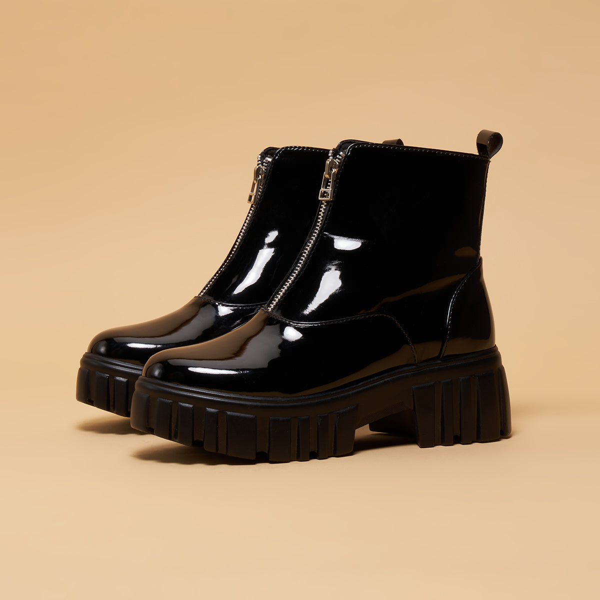 Sybal Ankle Length Chunky Boots