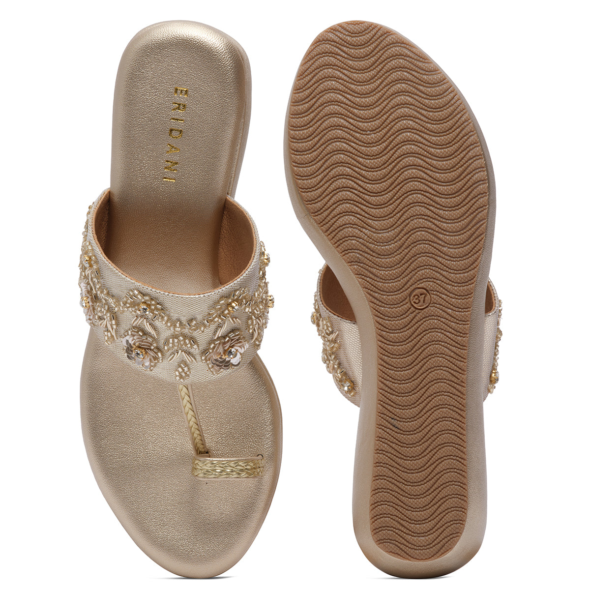 Tarini Embroidered Wedges