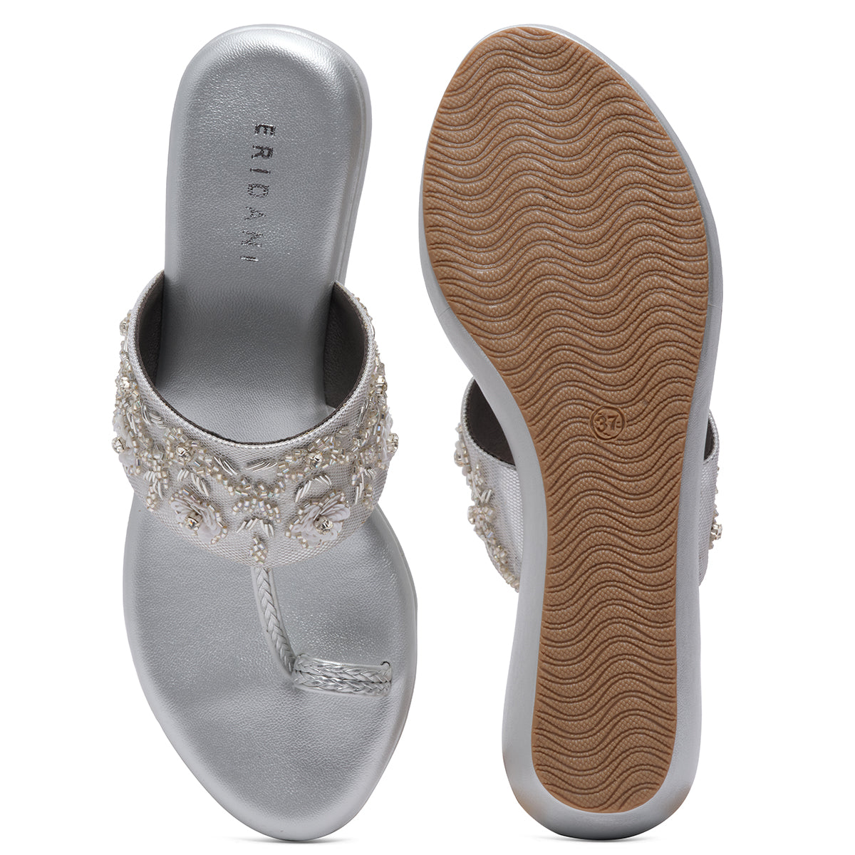 Tarini Embroidered Wedges