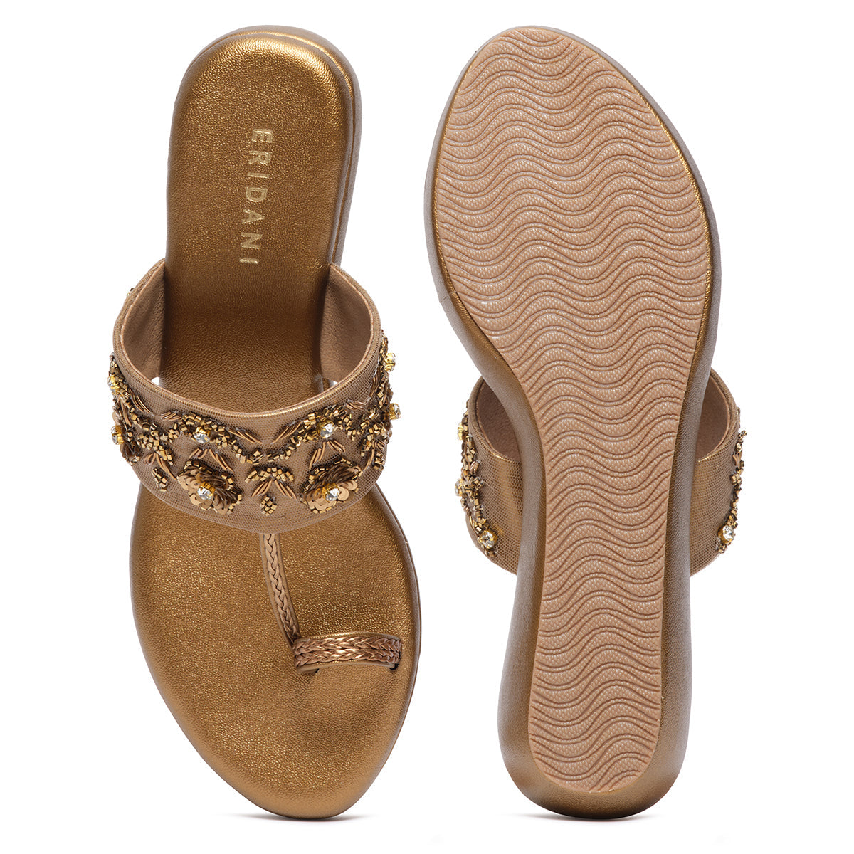 Tarini Embroidered Wedges Macro Footwear Eridani