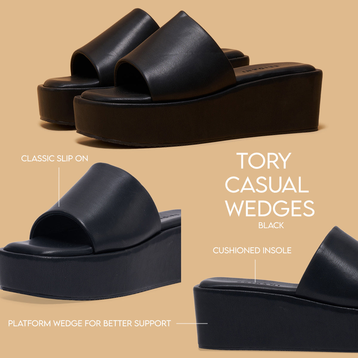 Tory Casual Wedges Ahmad Arts Eridani