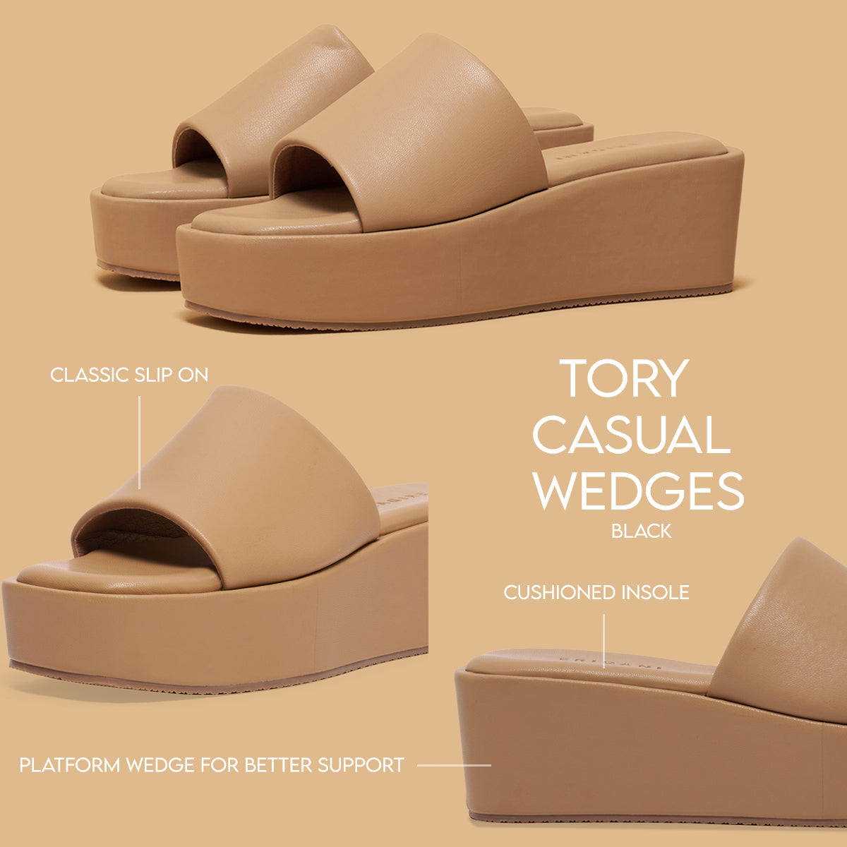 Tory Casual Wedges Ahmad Arts Eridani