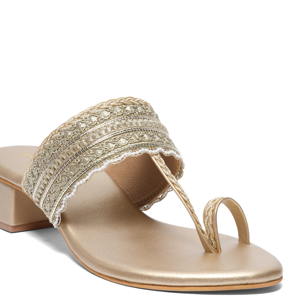 Tyshara Kolhapuri Heels Macro Footwear Eridani