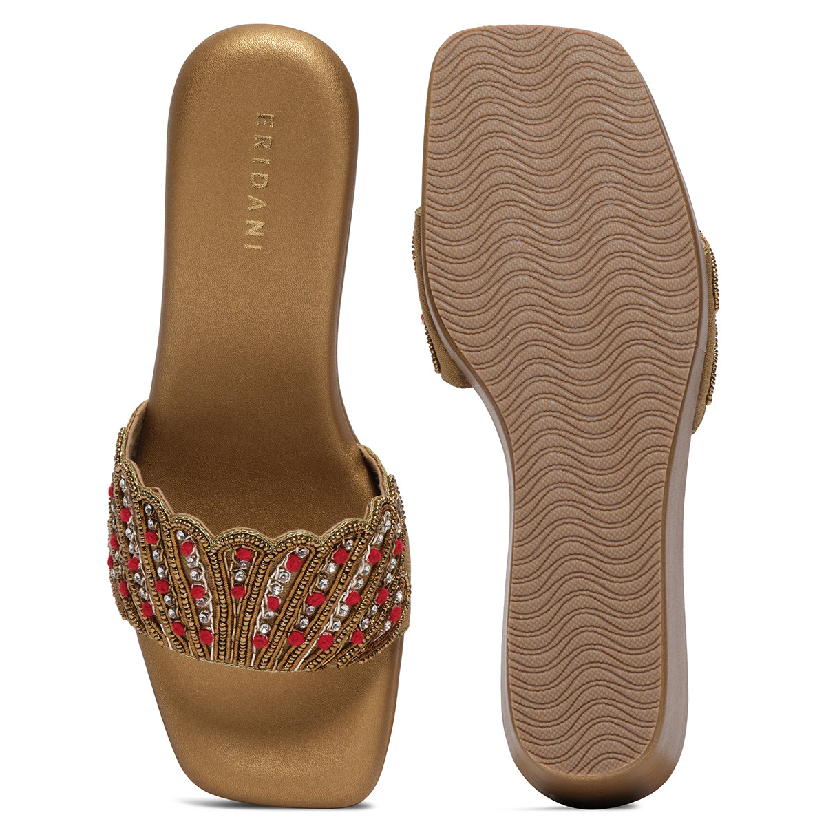 Vanika Embroidered Wedges