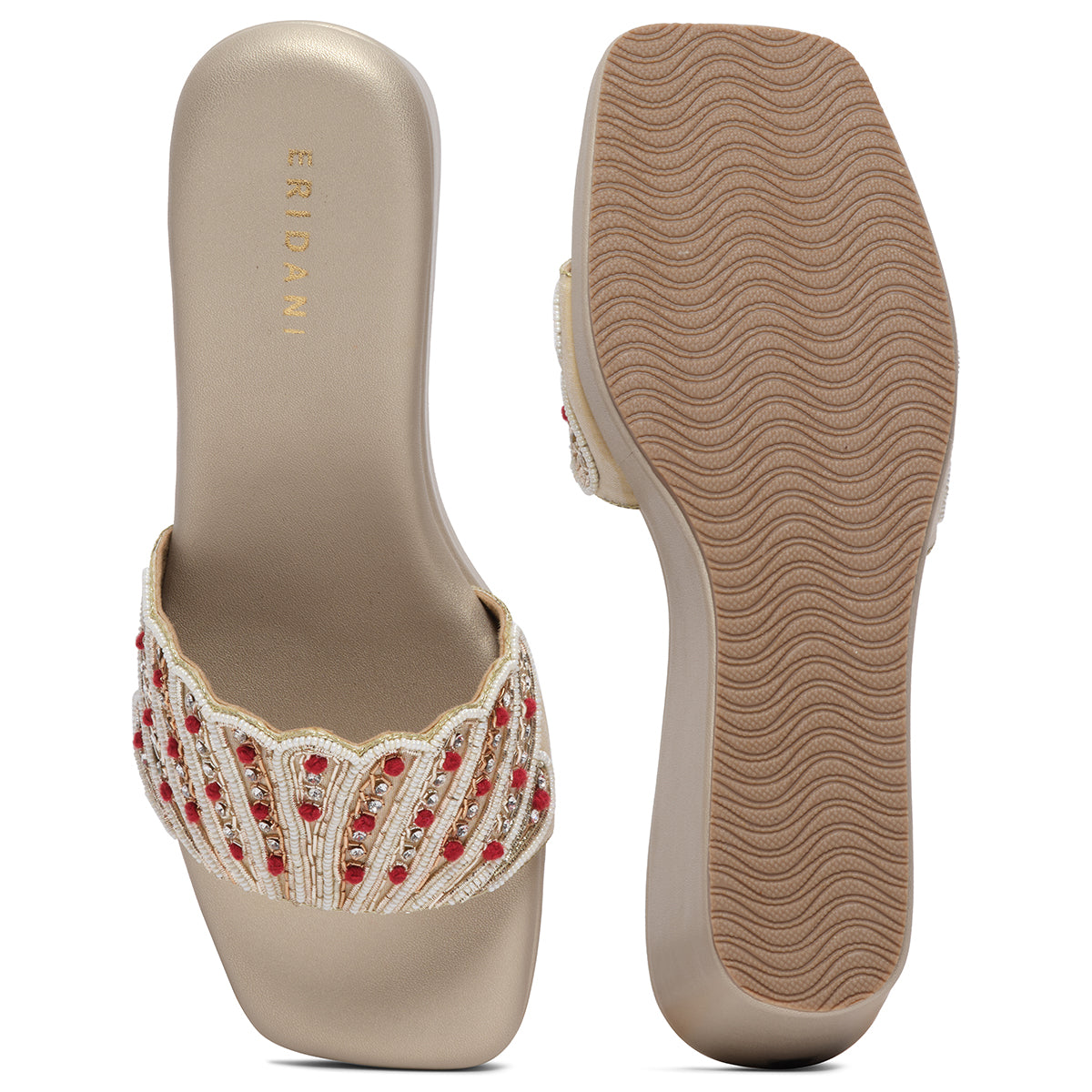 Vanika Embroidered Wedges