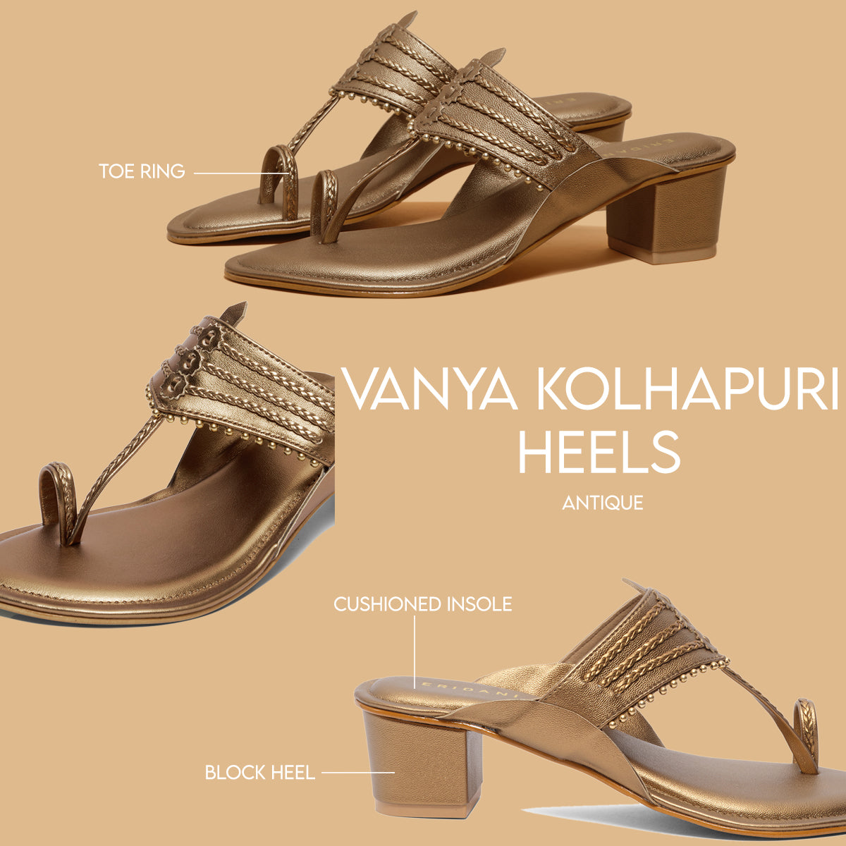 Vanya Kolhapuri Heels Lakhani Enterprises Eridani