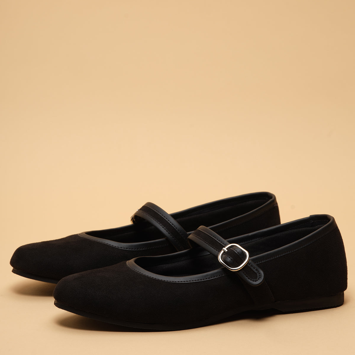 Vega Buckle Ballerinas
