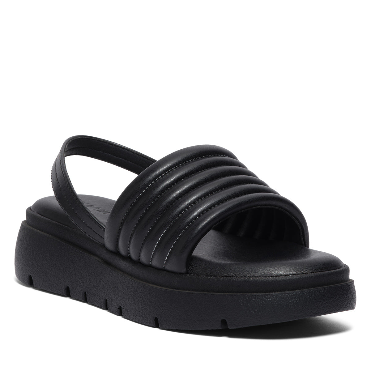 Velvet Platform Sandals