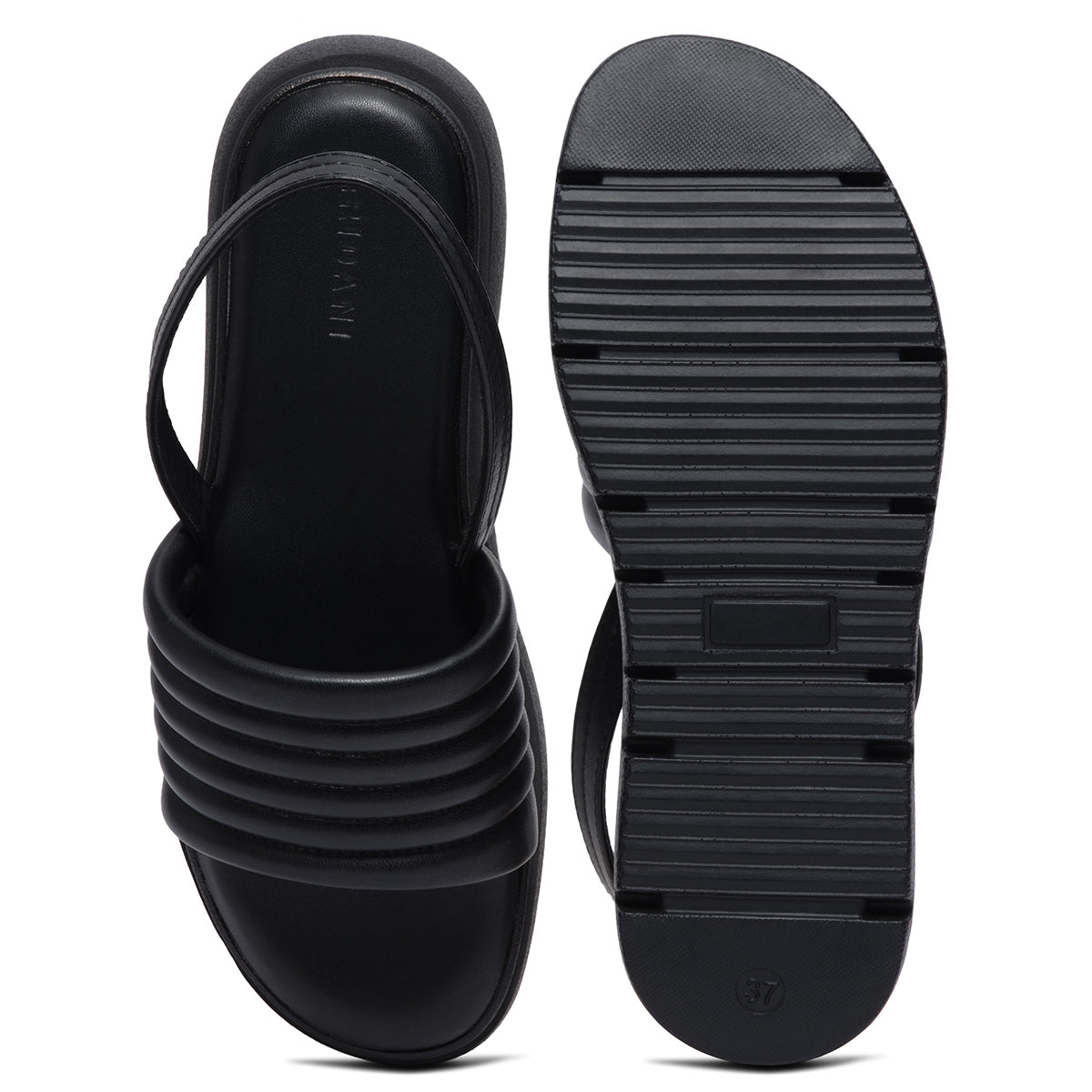 Velvet Platform Sandals