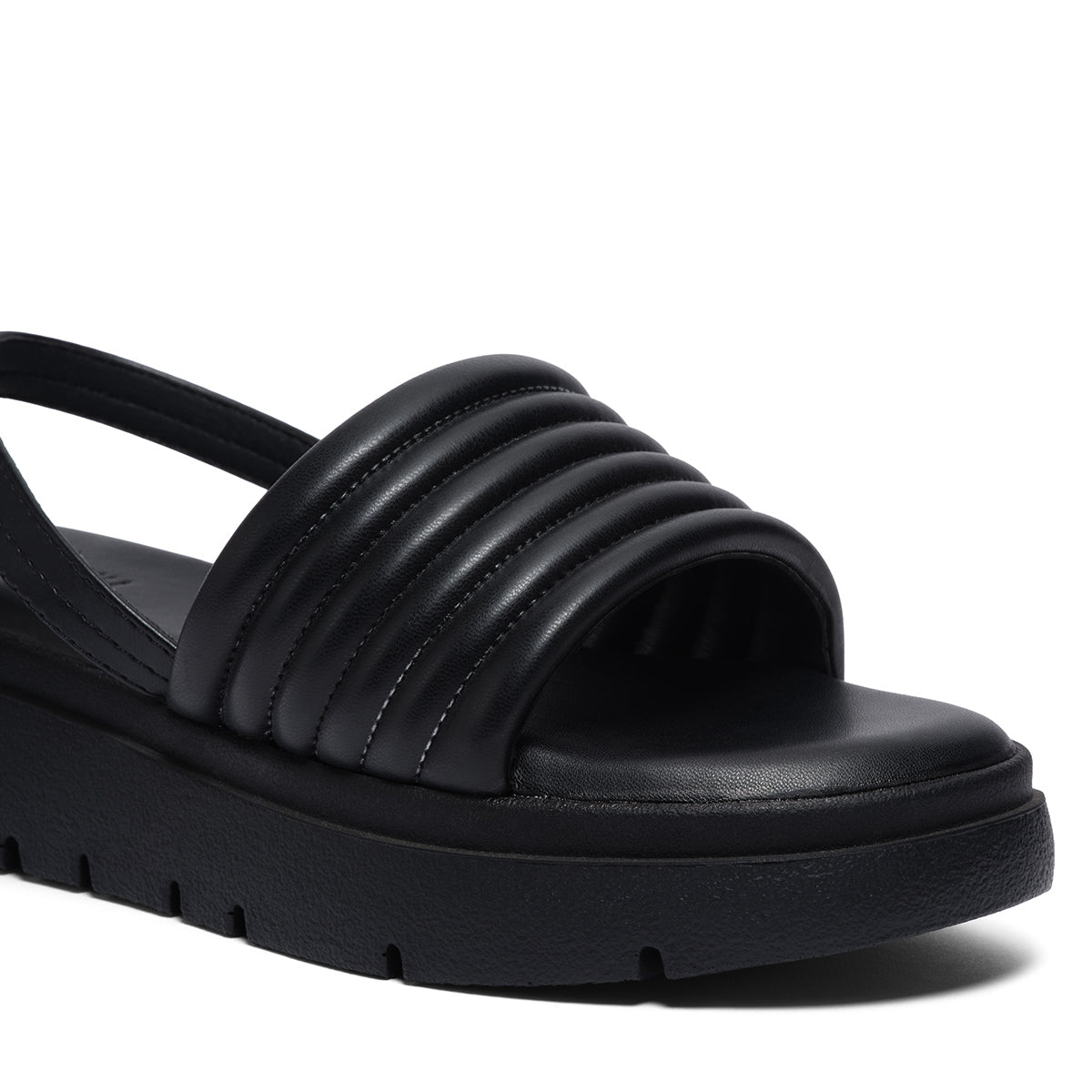 Velvet Platform Sandals