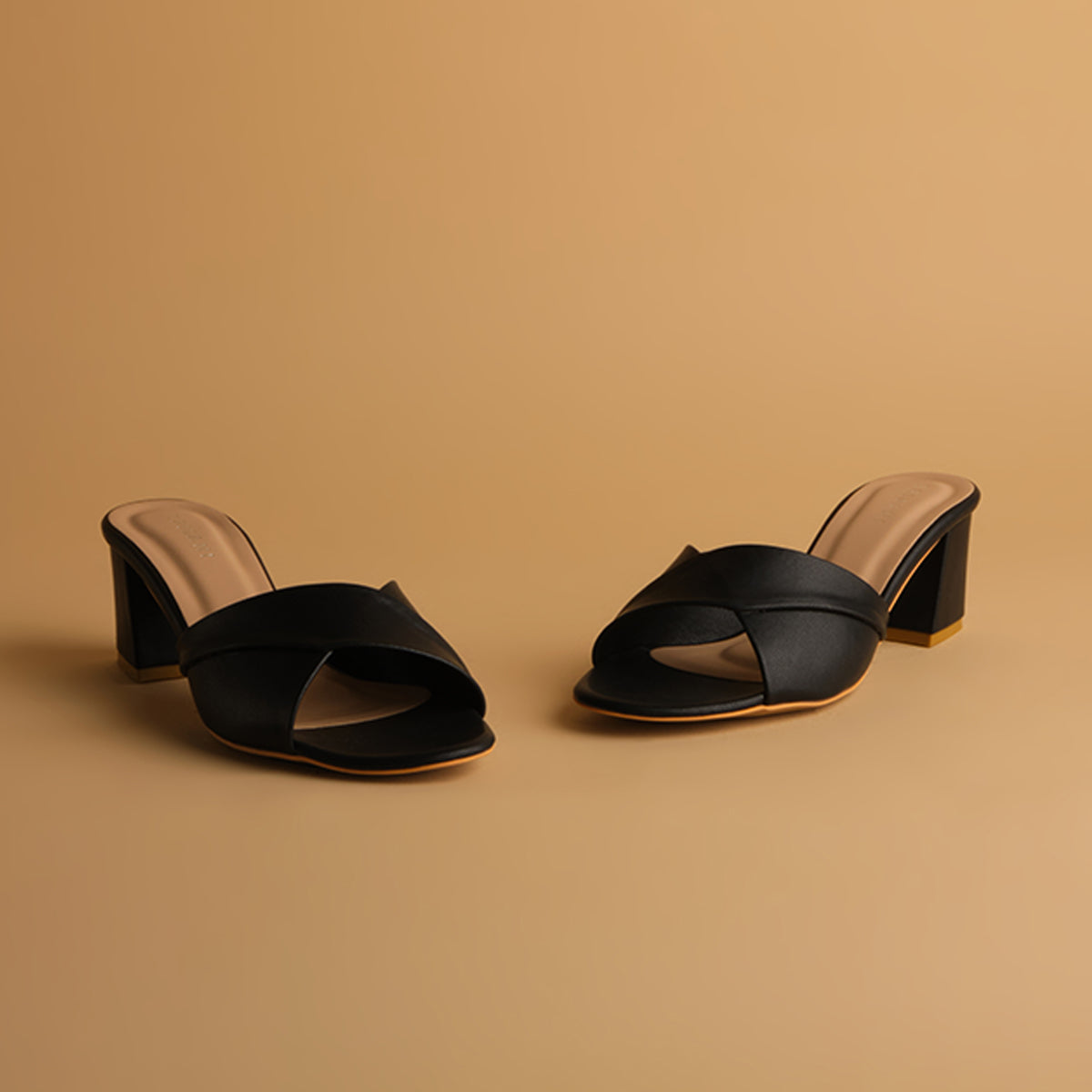 Veroni Solid Block Heels