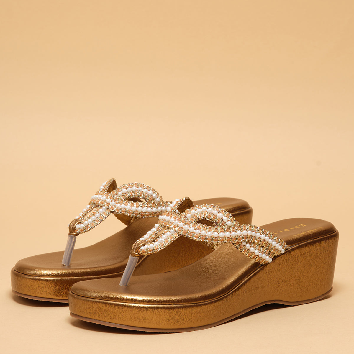 Vihana Embellished Wedges Regina Footwear Eridani