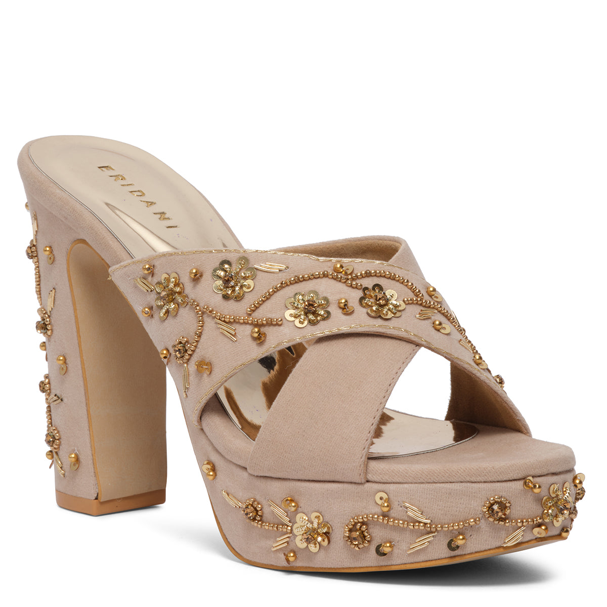 Virika Embroidered Heels