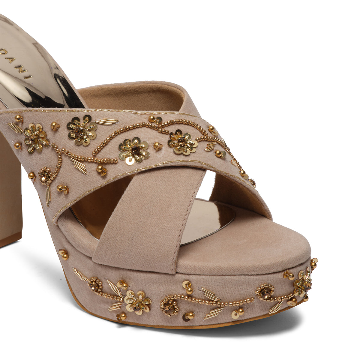 Virika Embroidered Heels