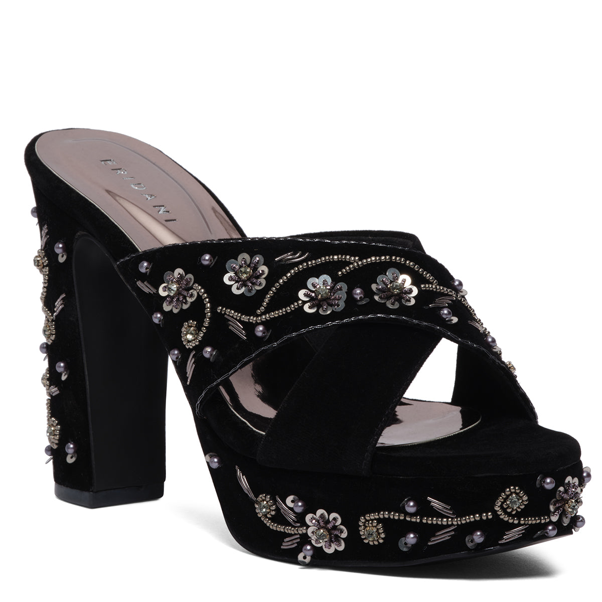 Virika Embroidered Heels