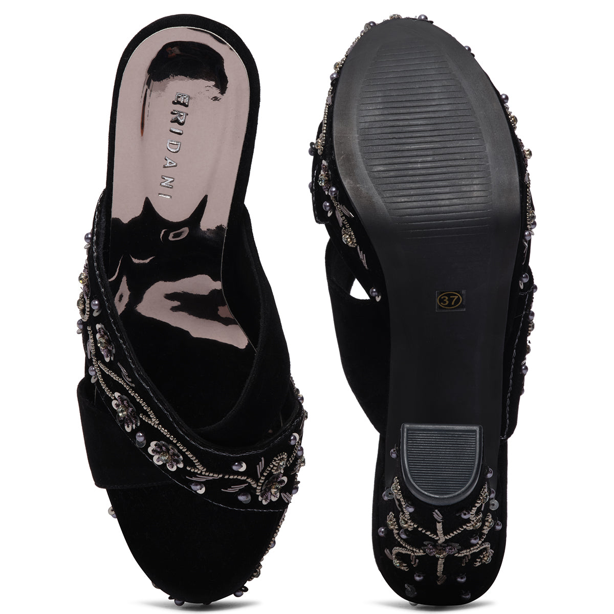 Virika Embroidered Heels
