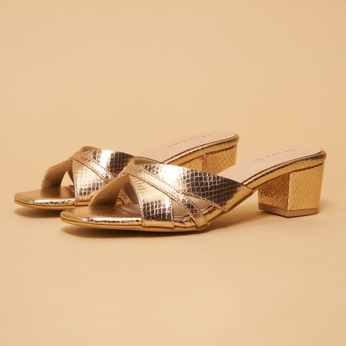 Vyola Metallic Heels