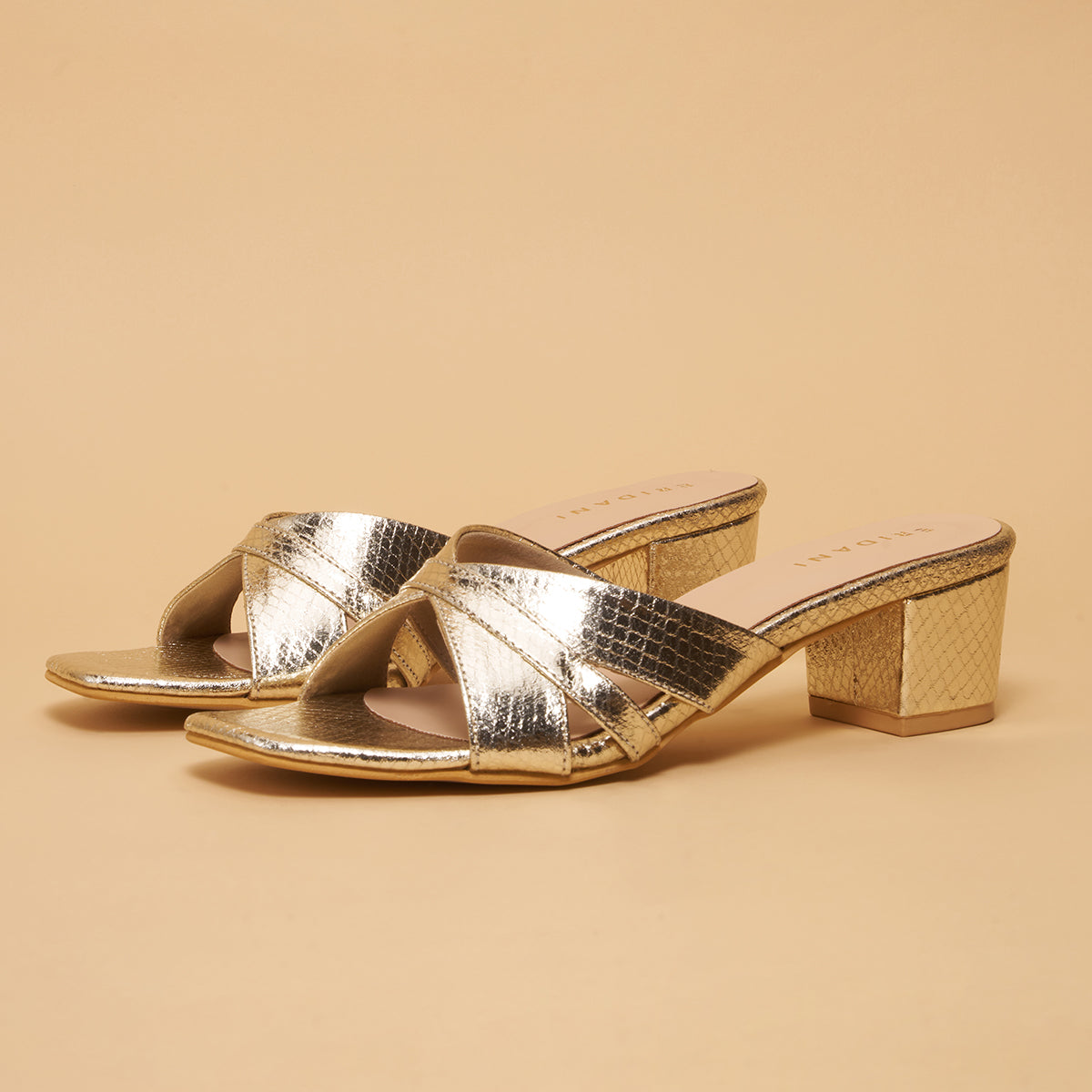 Vyola Metallic Heels