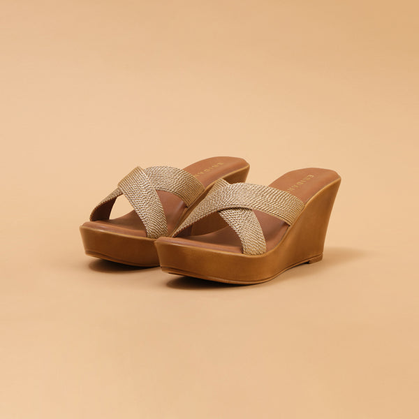 Wren Hand Embroidered Wedges