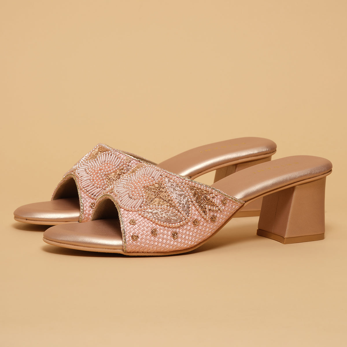 Zaire Embroidered Heels