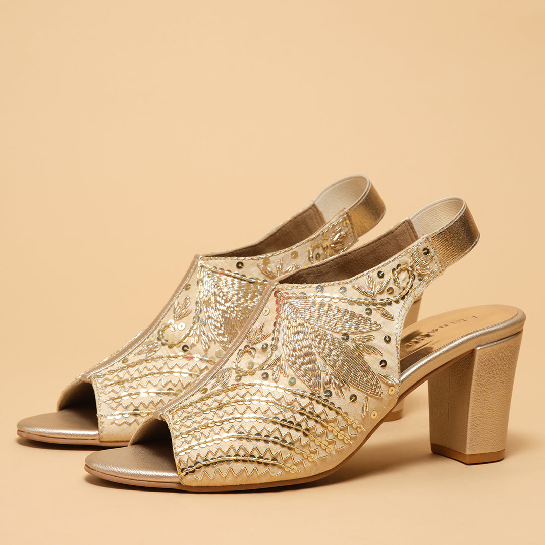 Zaisha Embroidered Heels